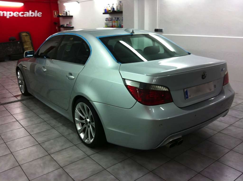 Fotografía de Puliendo, encerando y tratando el cuero de un BMW 530d: puliendo encerando y tratando el curso bmw 530d 12