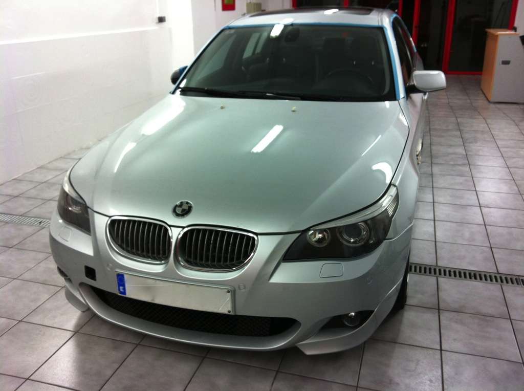 Fotografía de Puliendo, encerando y tratando el cuero de un BMW 530d: puliendo encerando y tratando el curso bmw 530d 16