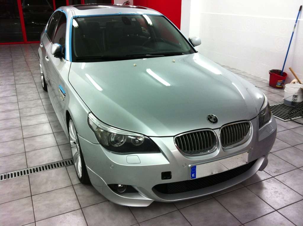 Fotografía de Puliendo, encerando y tratando el cuero de un BMW 530d: puliendo encerando y tratando el curso bmw 530d 17