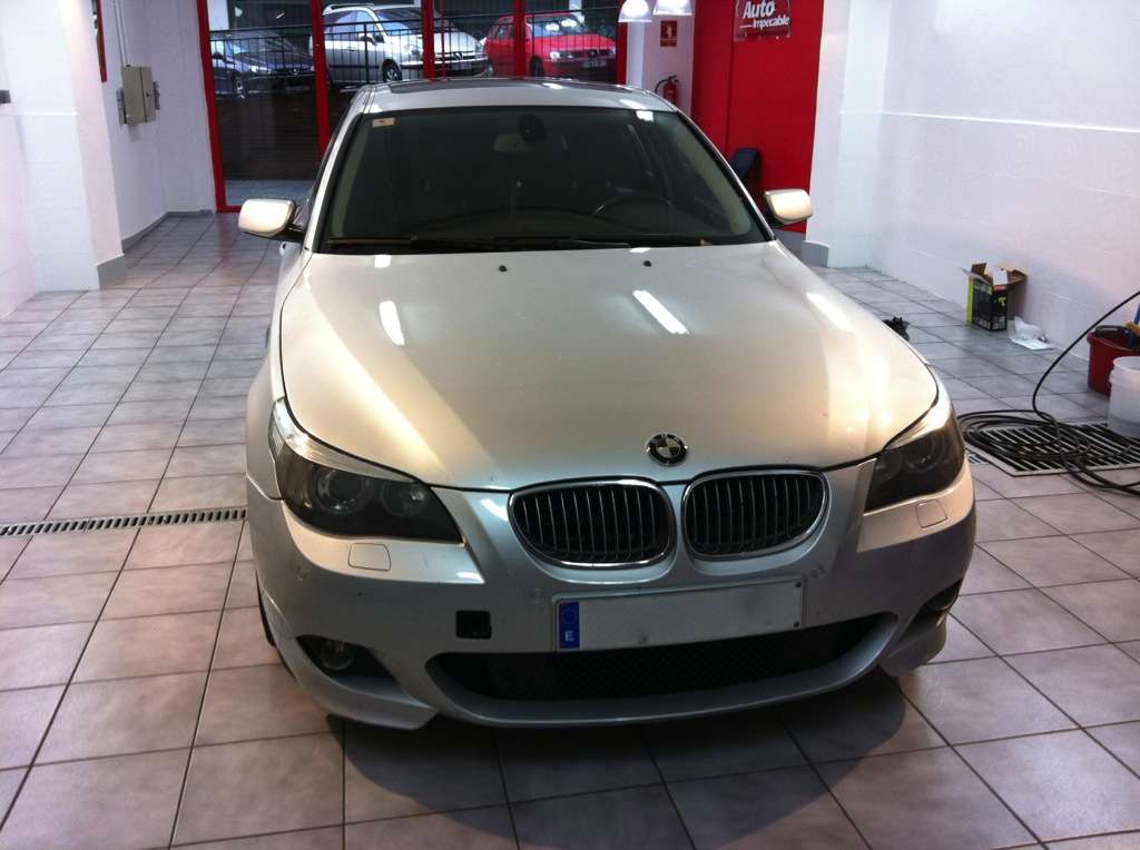 Fotografía de Puliendo, encerando y tratando el cuero de un BMW 530d: puliendo encerando y tratando el curso bmw 530d 5