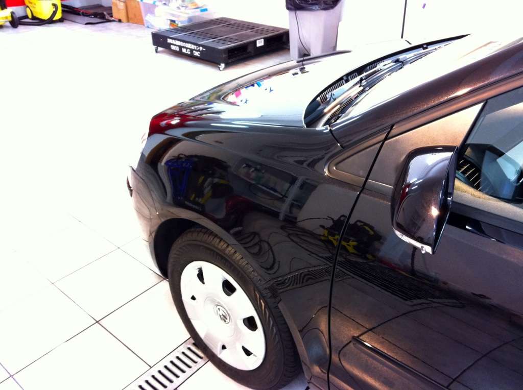 Fotografía de Aplicando CarPro Cquartz a Volkswagen Polo: vw polo cquartz 31
